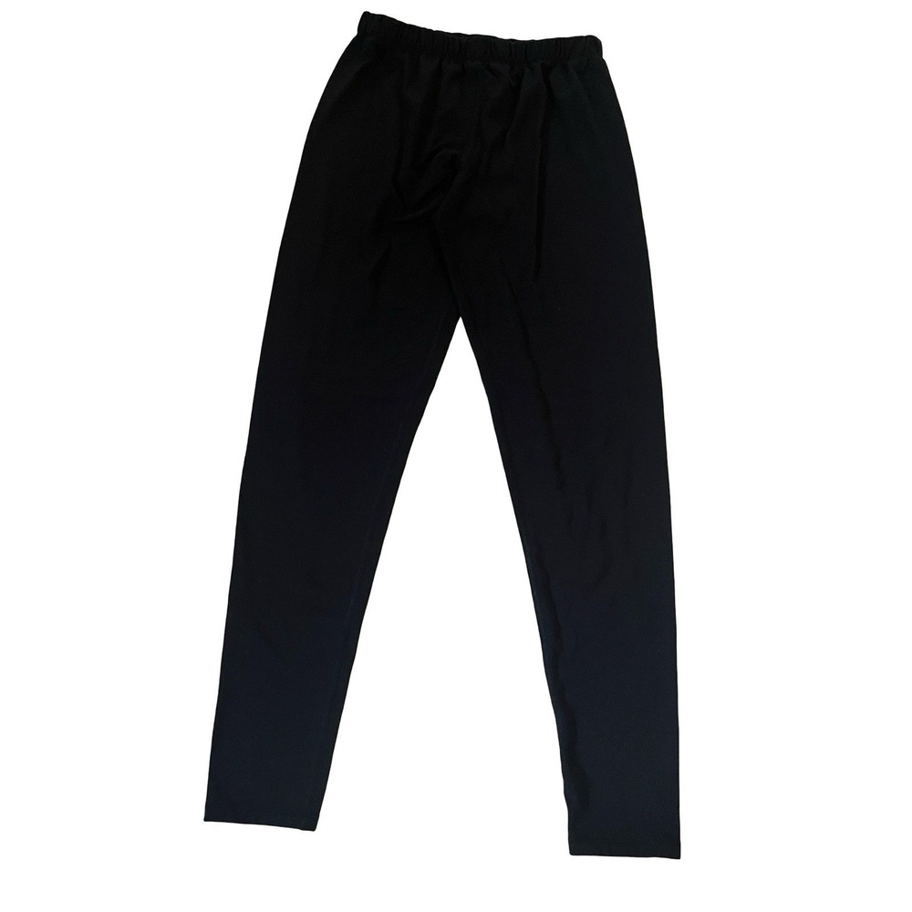 Cuddl Duds Youth Size L Stay Warm Black Leggings Thermal Base Layer Stretchy